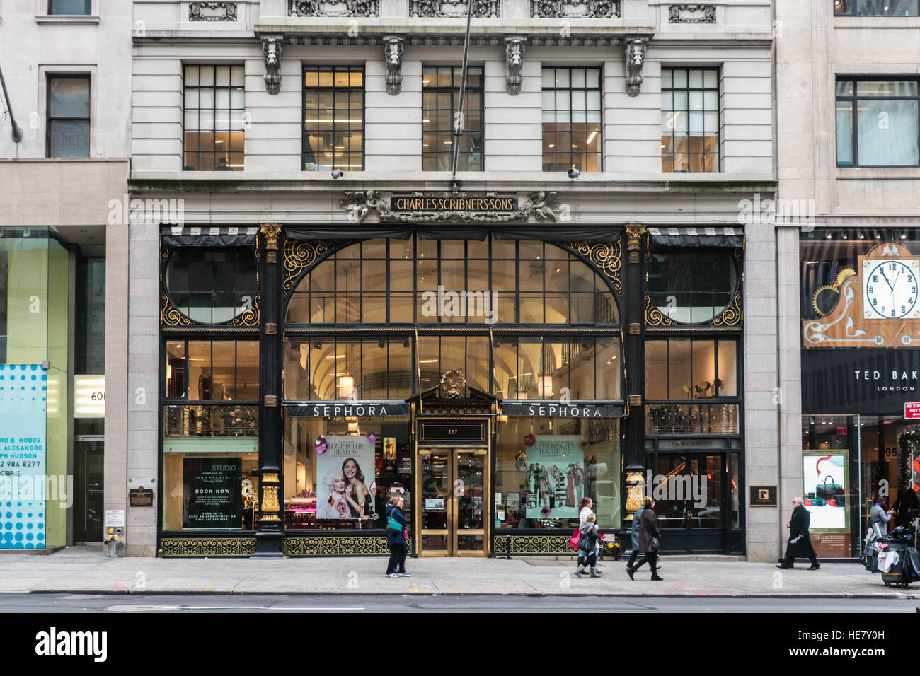 Charles Scribner Building, Fifth Avenue, New York Banque D'Images