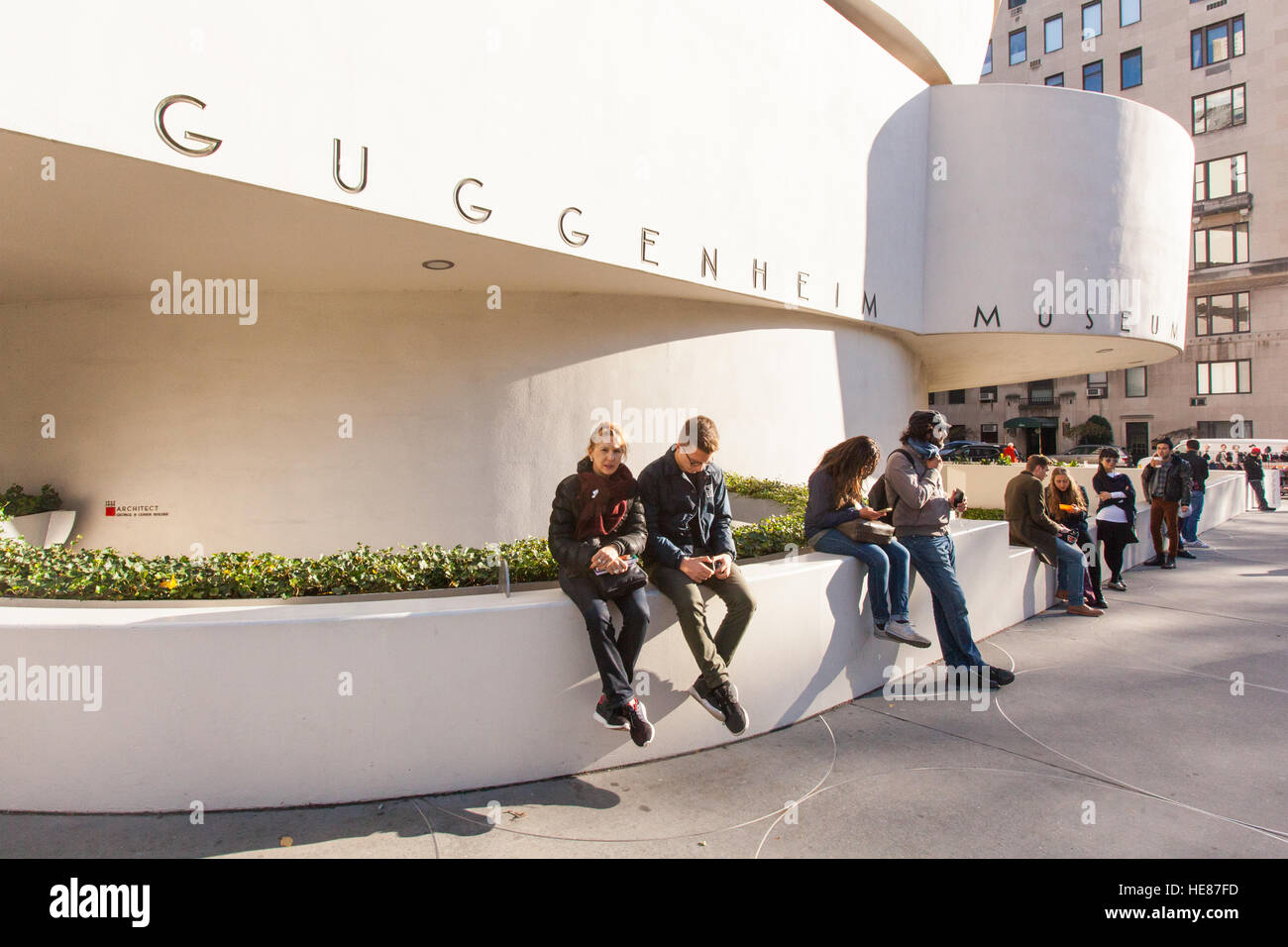 Salomon. R. Guggenheim Museum, 5e Avenue, Manhattan, New York City, États-Unis d'Amérique. Banque D'Images