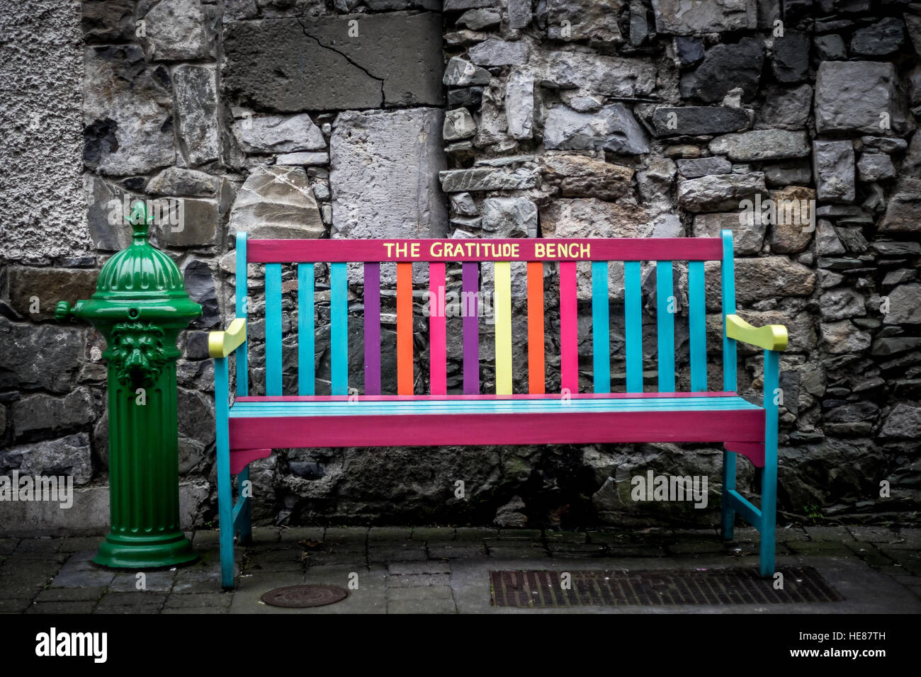 Banc de la Gratitude Banque D'Images