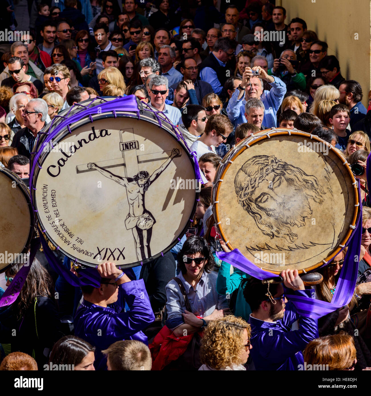 Célébration de la semaine sainte de Calanda, Espagne Banque D'Images