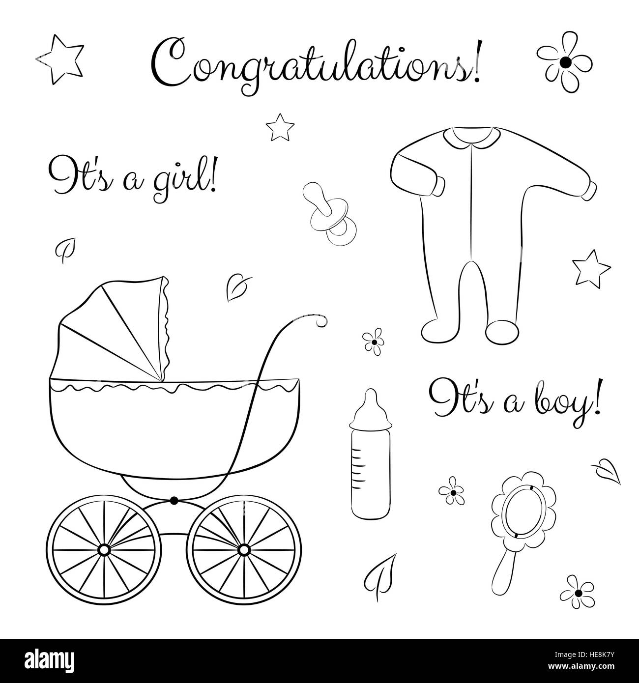 Un Croquis Comme Ensemble D Articles Pour Bebe Nouveau Ne Transport Vetements Hochet Biberon Sucette Et Elements Decoratifs Image Vectorielle Stock Alamy Un Croquis Comme Ensemble D Articles Pour Bebe Nouveau Ne Transport Vetements Hochet Biberon Sucette Et Elements Decoratifs Image Vectorielle Stock Alamy