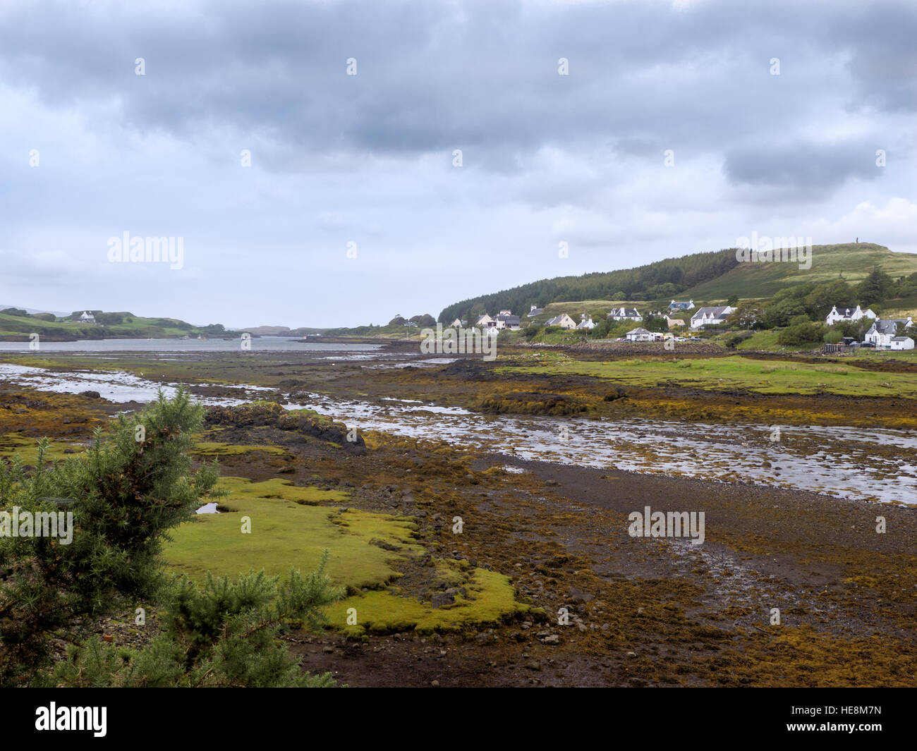Paysage près de Waterstein sur l'île de Skye Banque D'Images