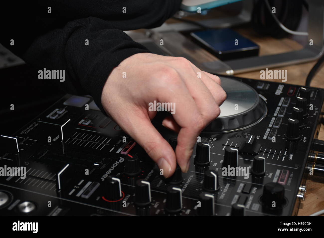 DJ est la musique Banque D'Images