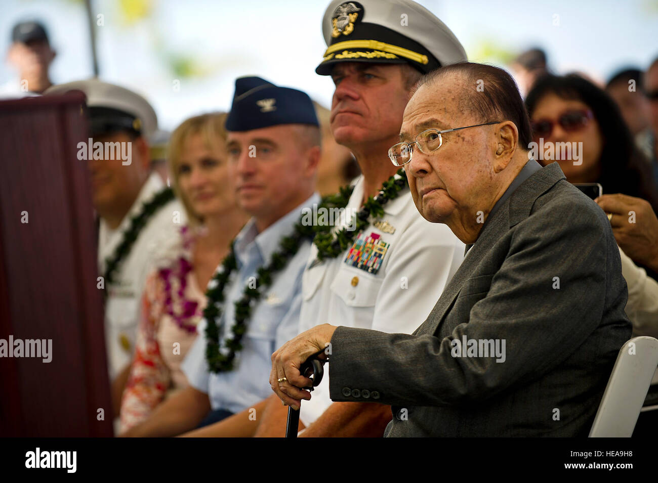 Le Ford Island Child Development Center à la base conjointe Pearl Harbor-Hickam ouvre ses portes en tant qu'établissement certifié LEED Or, offrant un environnement d'apprentissage sûr et durable pour les enfants du personnel militaire. Banque D'Images