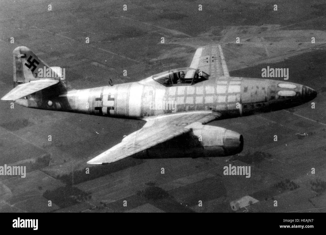 Messerschmitt Me 262 Schwable, le premier avion de chasse. (U.S. Photo de l