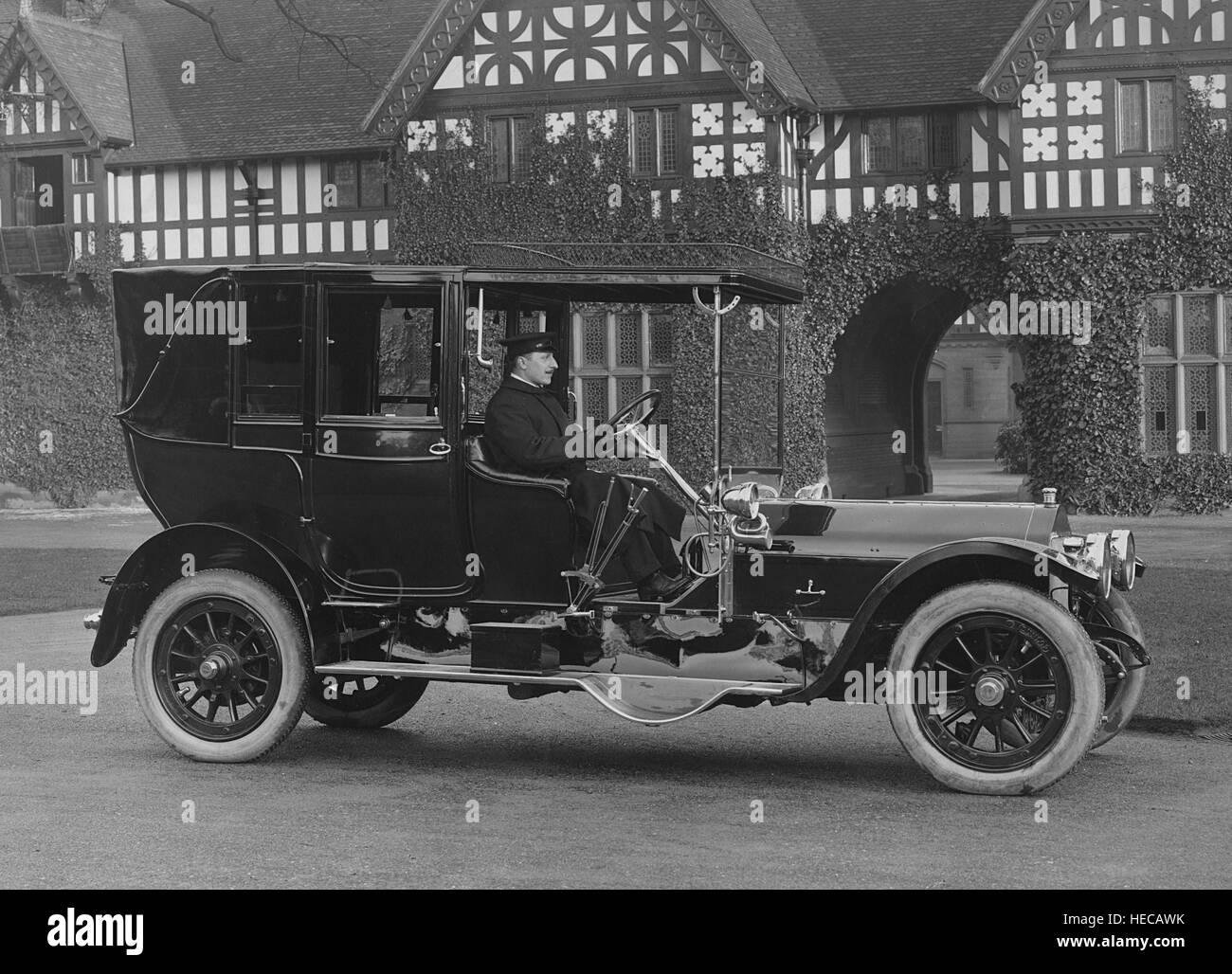 1909 Wolseley 50 hp Landaulette Banque D'Images