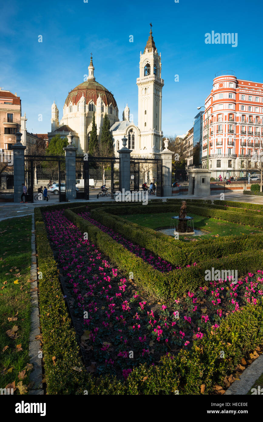 San Manuel y San Benito Eglise du parc du Retiro. Madrid, Espagne. Banque D'Images