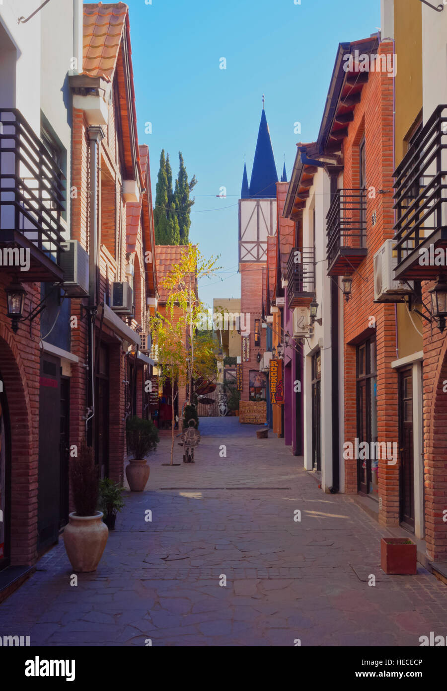 L'Argentine, Cordoba Province, vue de la Villa General Belgrano. Banque D'Images