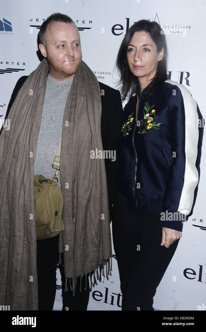 James McCartney und Mary McCartney Dépistage des Kinofilms beim 'fantastique' im Ce magnifique théâtre SVA. New York, 19.12.2016 | Verwendung weltweit Banque D'Images