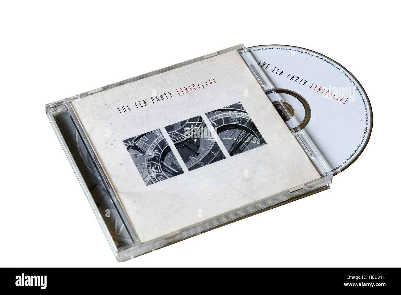 Tea Party CD Triptyque Banque D'Images