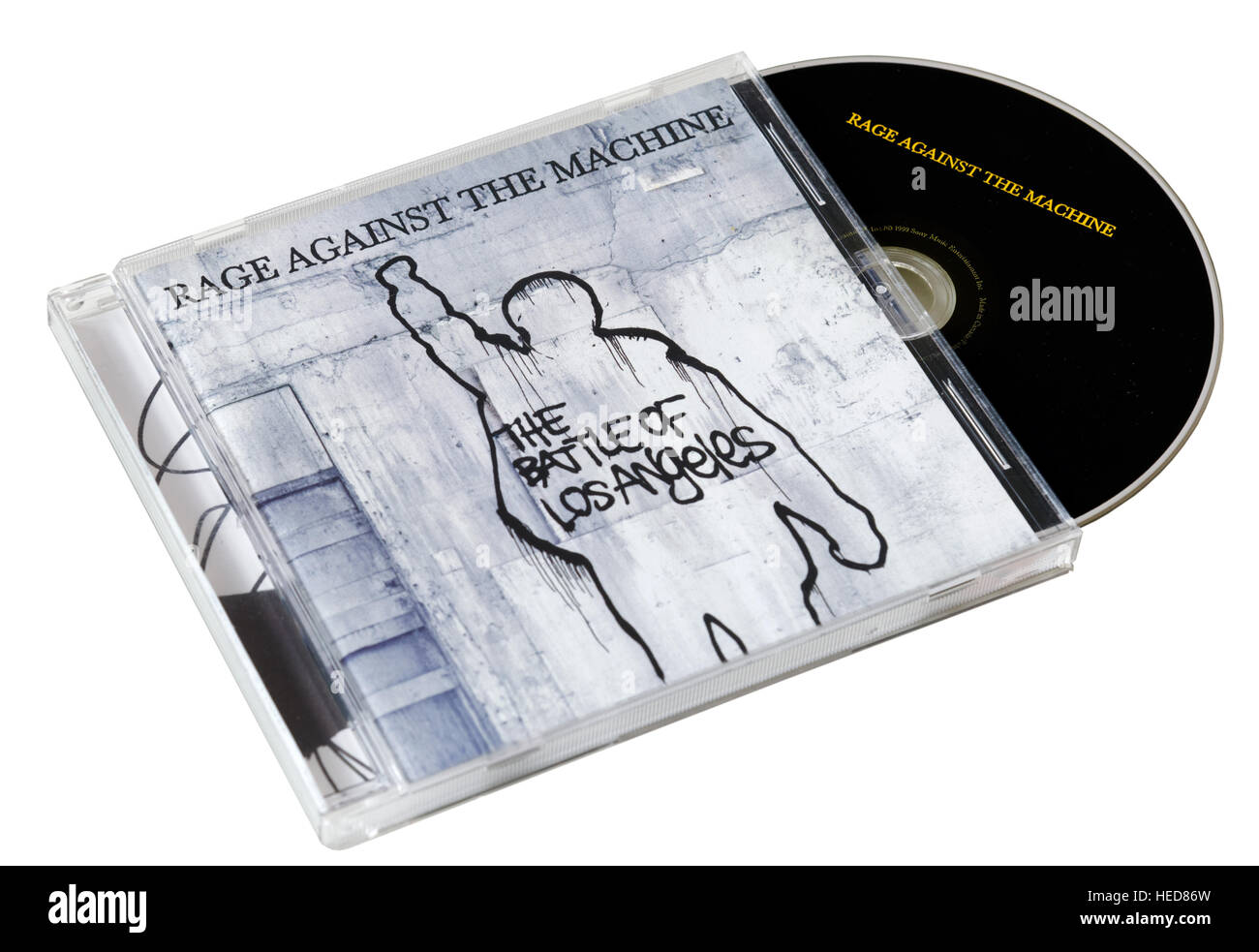 Rage Against the Machine Bataille de Los Angeles CD Banque D'Images