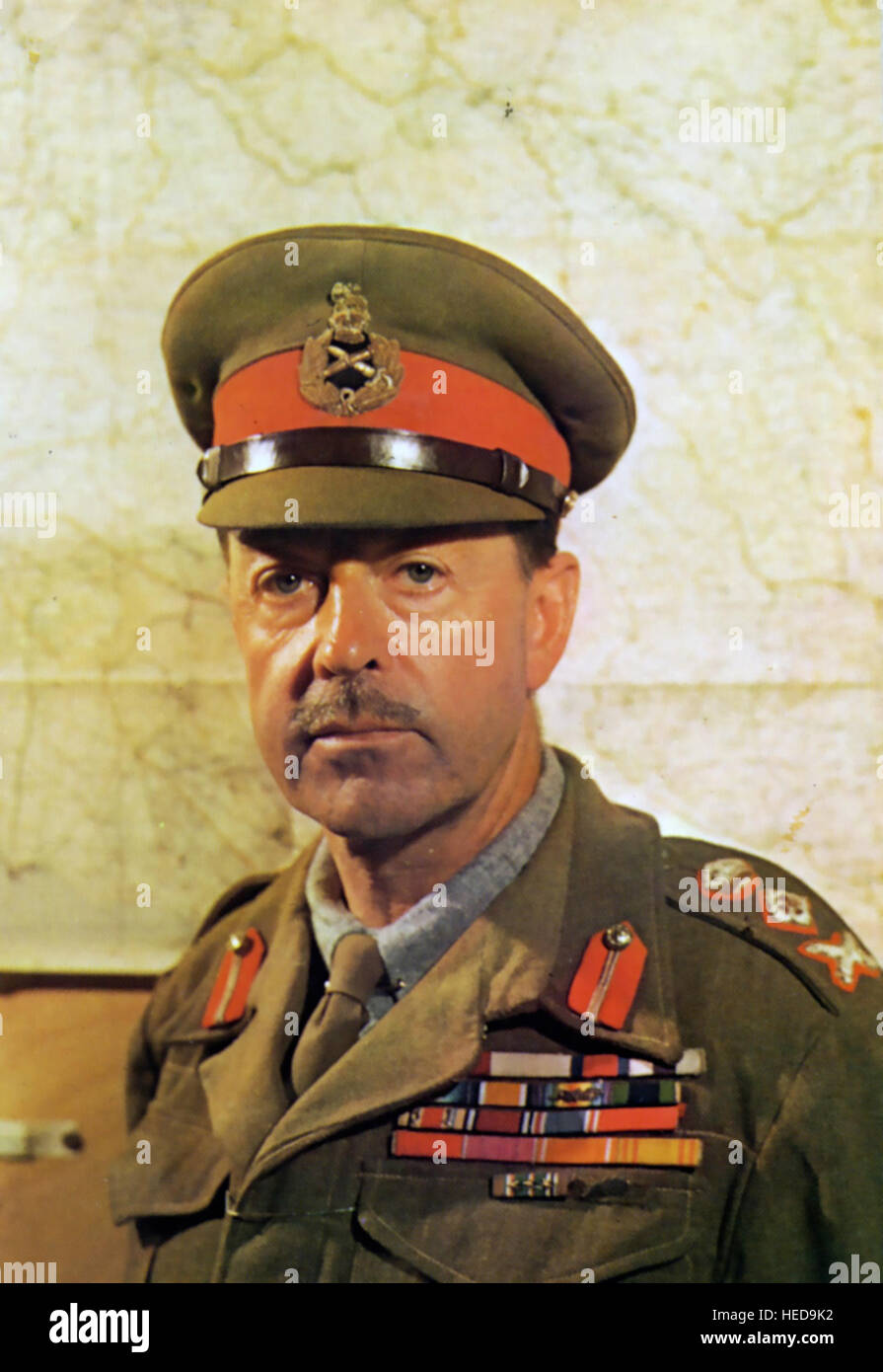 HAROLD ALEXANDER (1891-1969) officier principal de l'Armée britannique vers 1943 Banque D'Images
