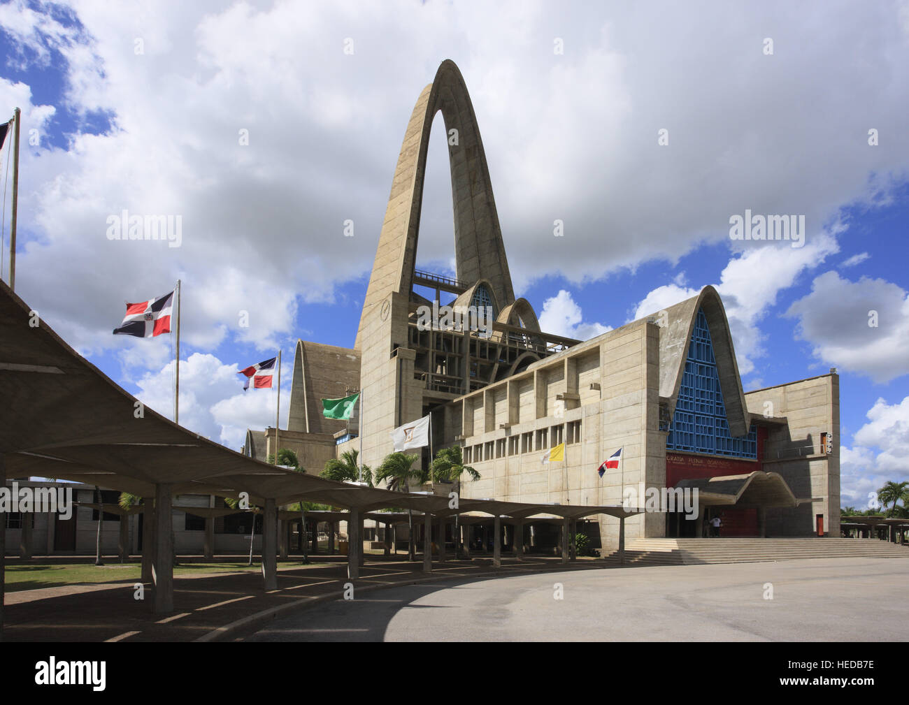 Basilica de Nuestra Senora de la Altagracia dans Higueey, République dominicaine, Caraïbes Banque D'Images