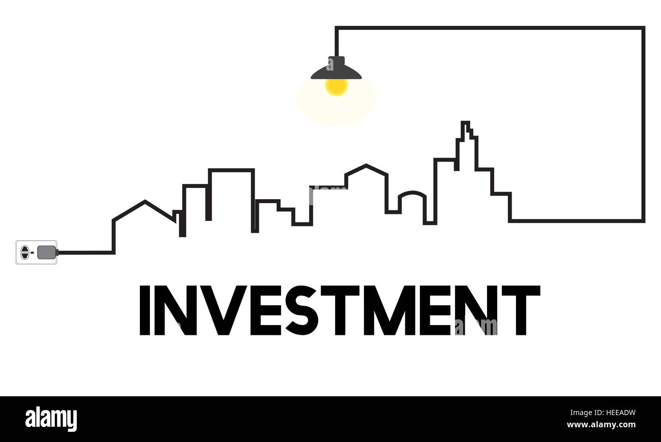 Vente Propriété et l'investissement Concept Banque D'Images