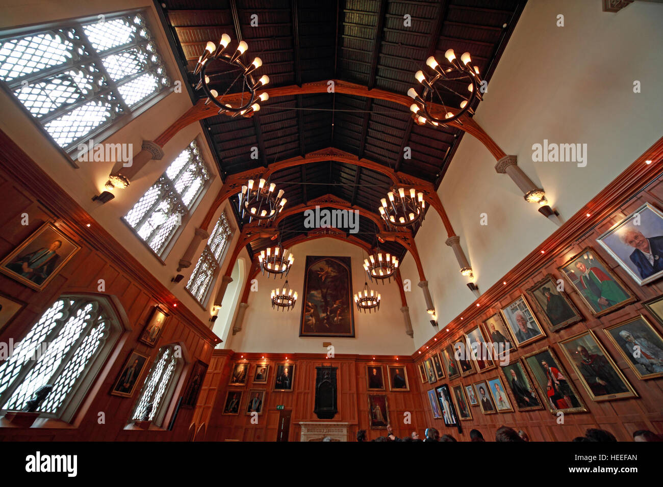 Queens University Belfast salles, de tableaux, de l'Irlande du Nord, Royaume-Uni Banque D'Images