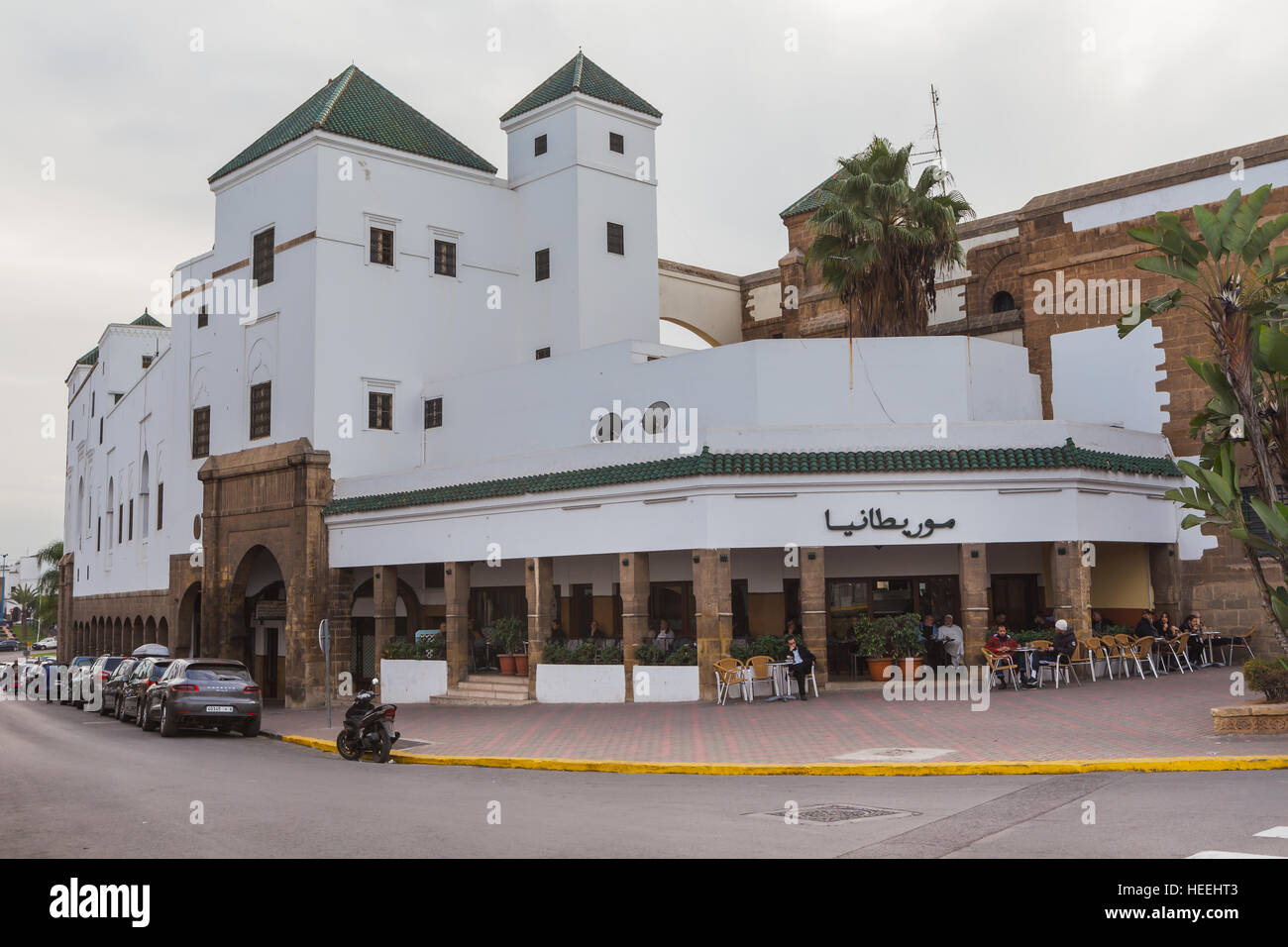 Quartier Houbous, la nouvelle médina (1918-1955), Casablanca, Maroc Banque D'Images