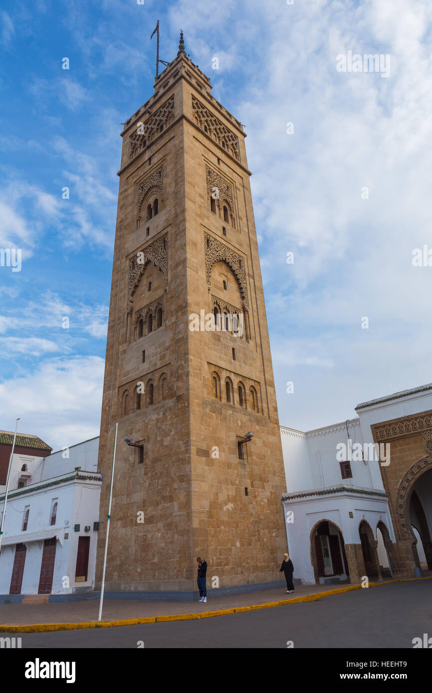 Quartier Houbous, la nouvelle médina (1918-1955), Casablanca, Maroc Banque D'Images