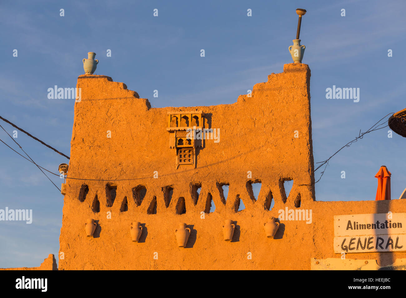 Merzouga, Maroc Banque D'Images