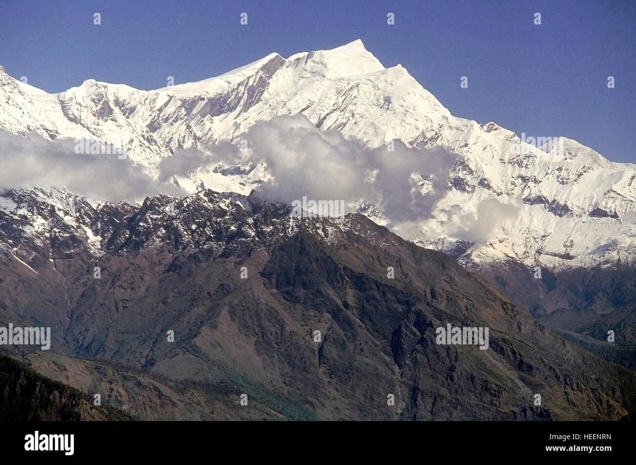 La plus haute montagne du monde Banque de photographies et d’images à