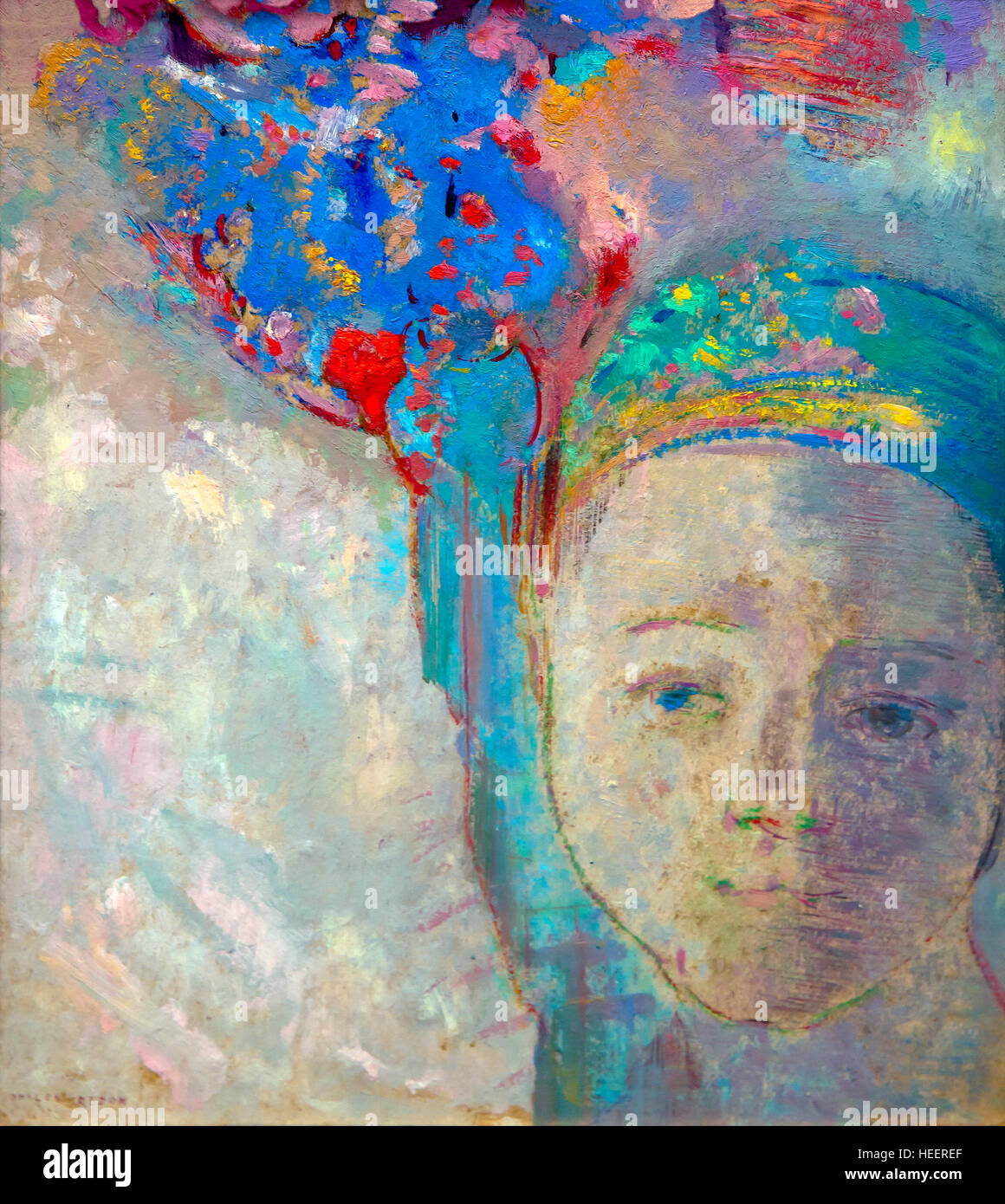 Le Palm, d'Odilon Redon, 1899, Kroller-Muller Museum, le Parc national Hoge Veluwe, Otterlo, Pays-Bas, Europe Banque D'Images