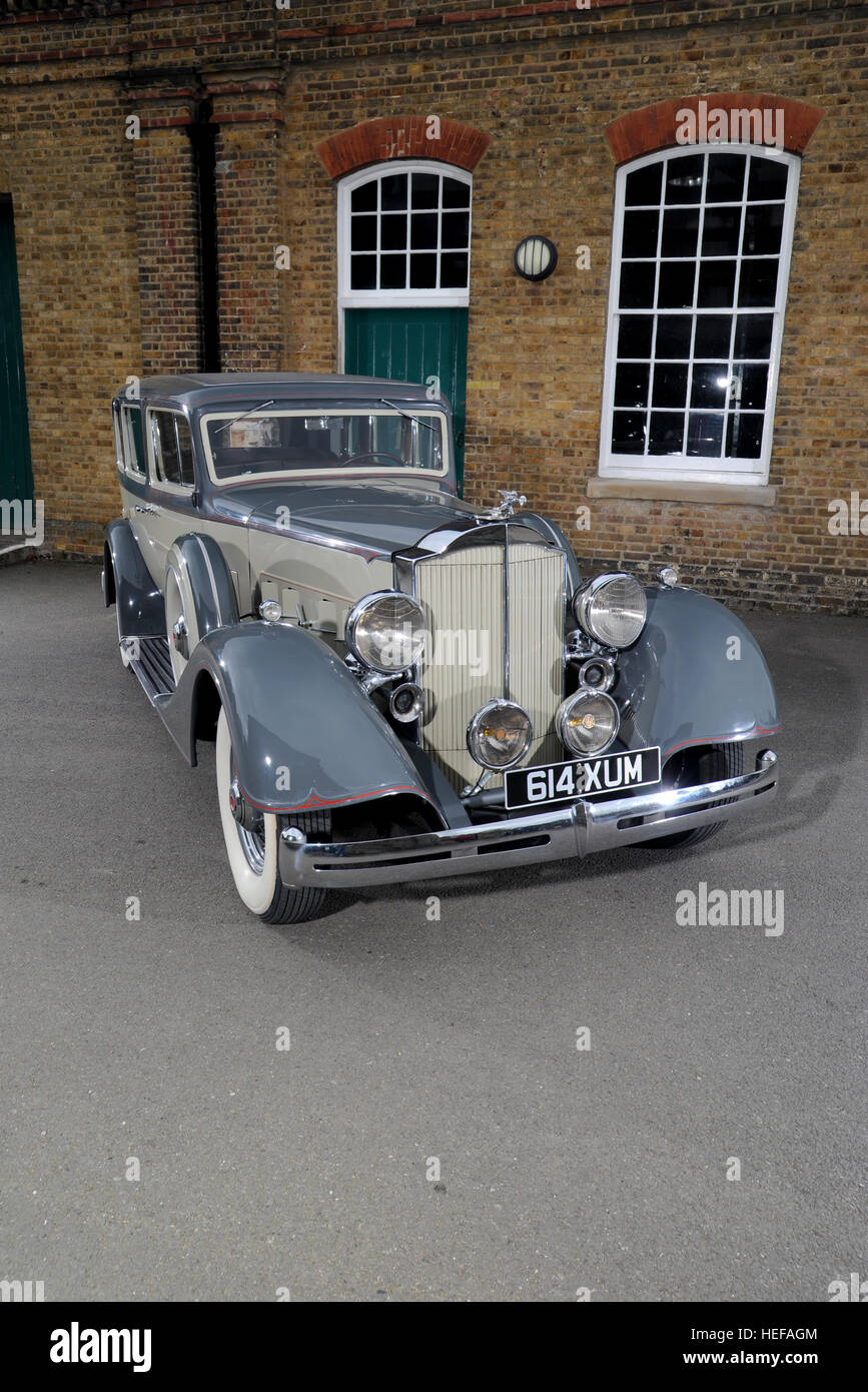 1934 Packard vintage American luxury car Banque D'Images