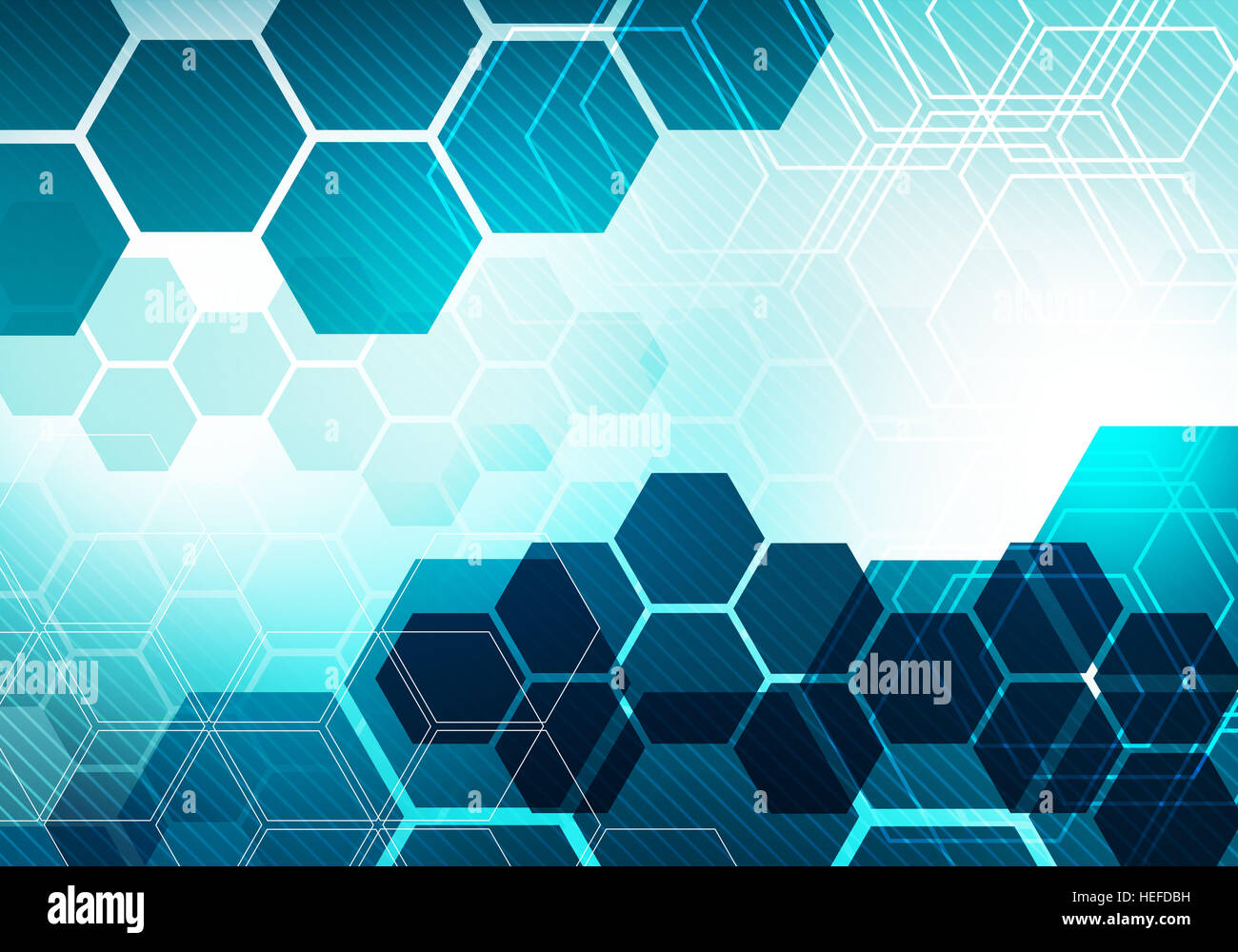 Une image conceptuelle numérique d'affaires à rayures hexagonale technologie historique de la marque, présentation, graphisme. Banque D'Images