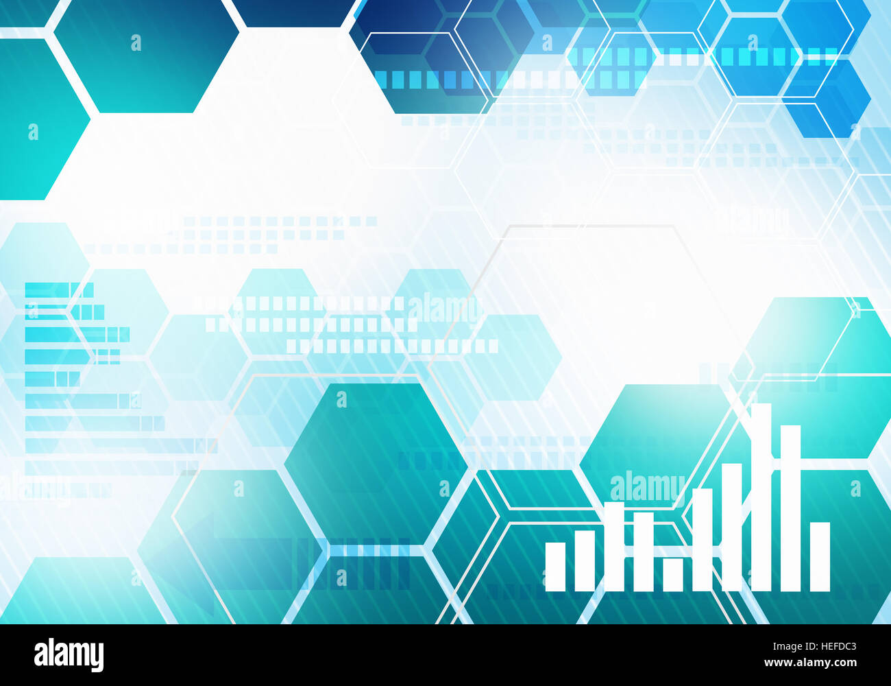 Une image conceptuelle numérique à rayures hexagonale avec la flèche arrière-plan de technologie d'entreprise et des graphiques pour la marque, présentation de graphiques, Banque D'Images
