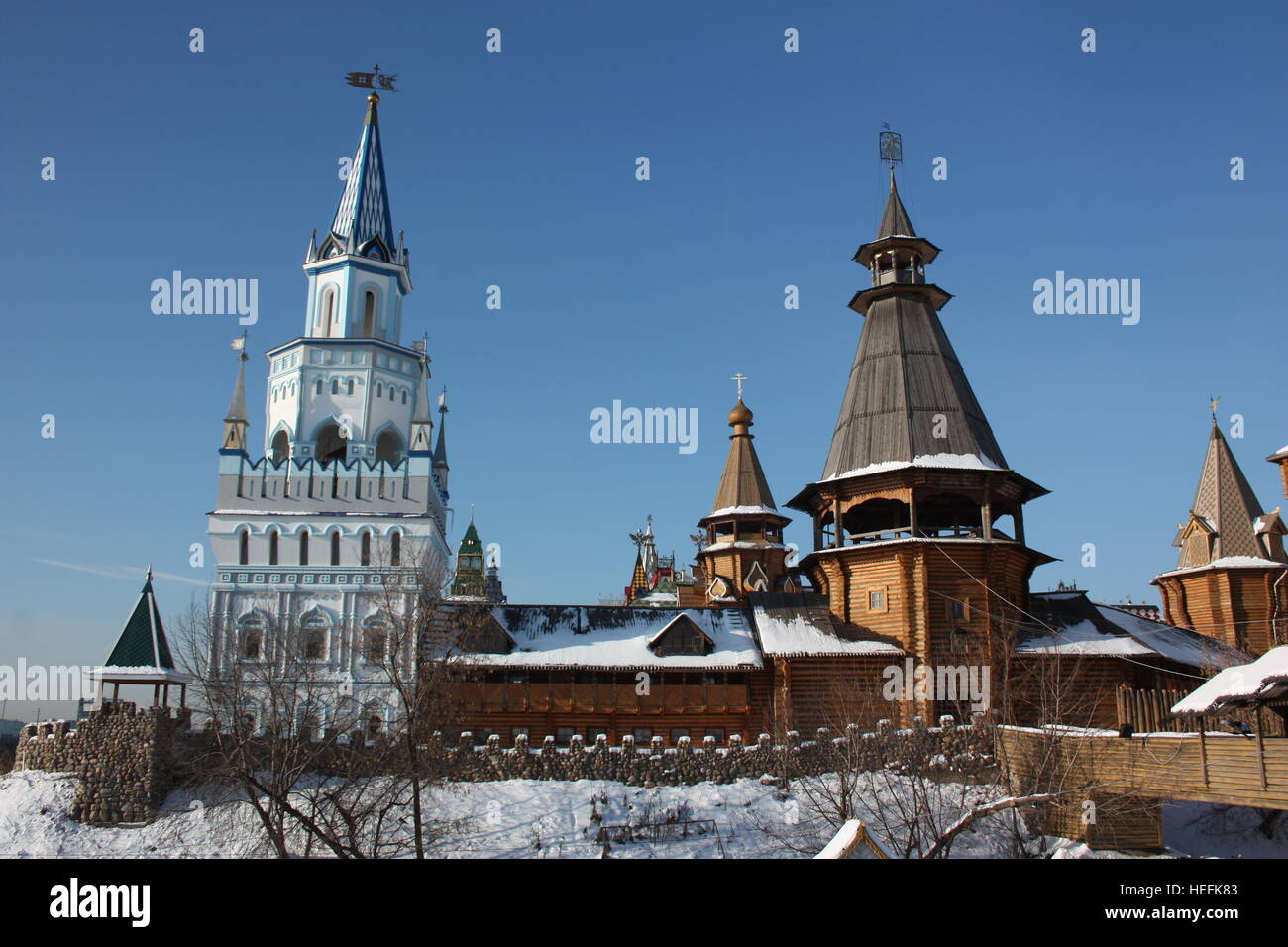 La Russie, Moscou. Izmailovo Kremlin en. Banque D'Images