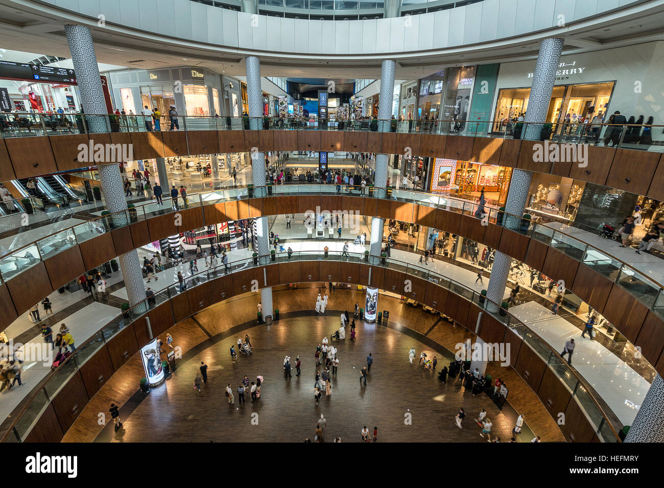 Le centre commercial de Dubaï à Dubaï Banque D'Images