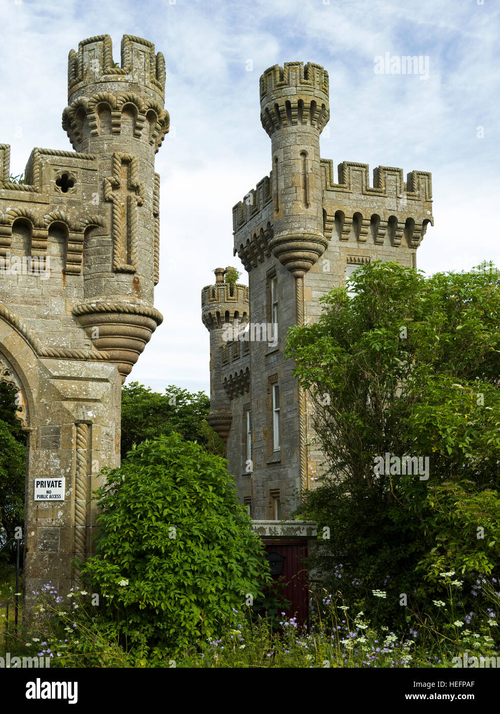 Château de Thurso, Thurso, Caithness, Highlands, Scotland Banque D'Images