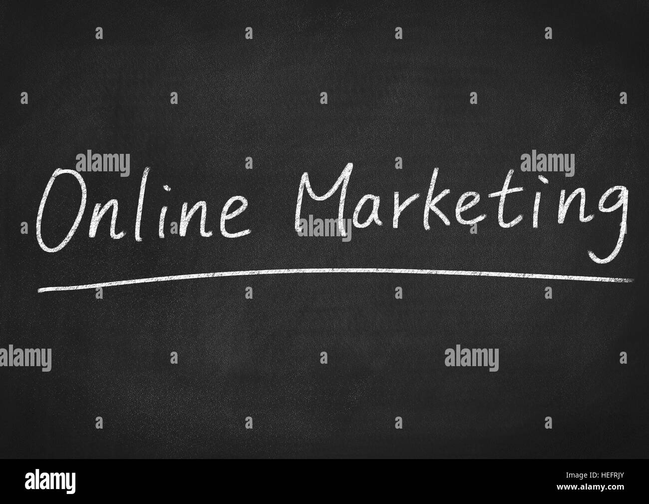 Le marketing en ligne Banque D'Images