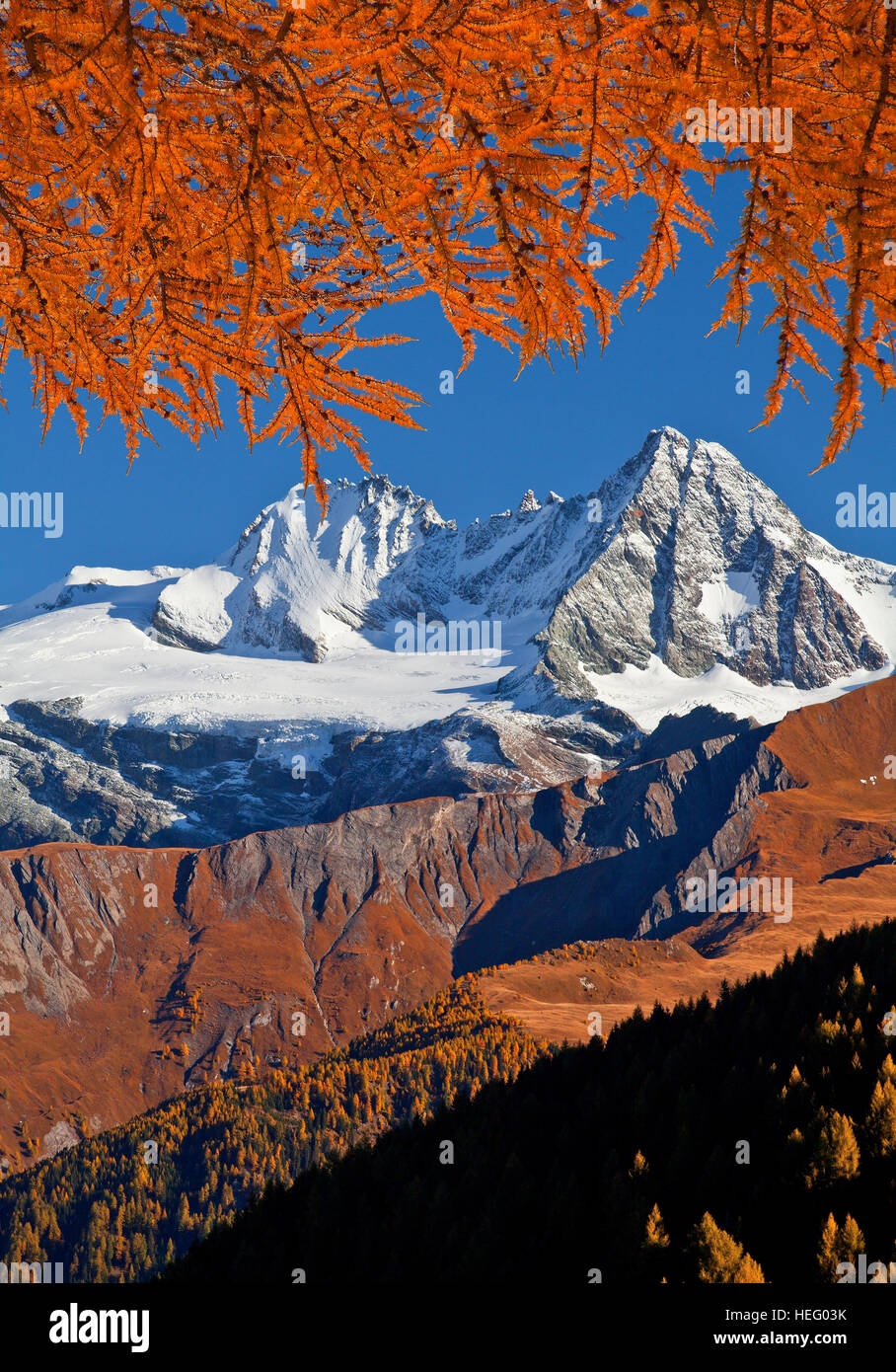 Autriche, Tyrol, GroÃŸglockner (montagne) Banque D'Images
