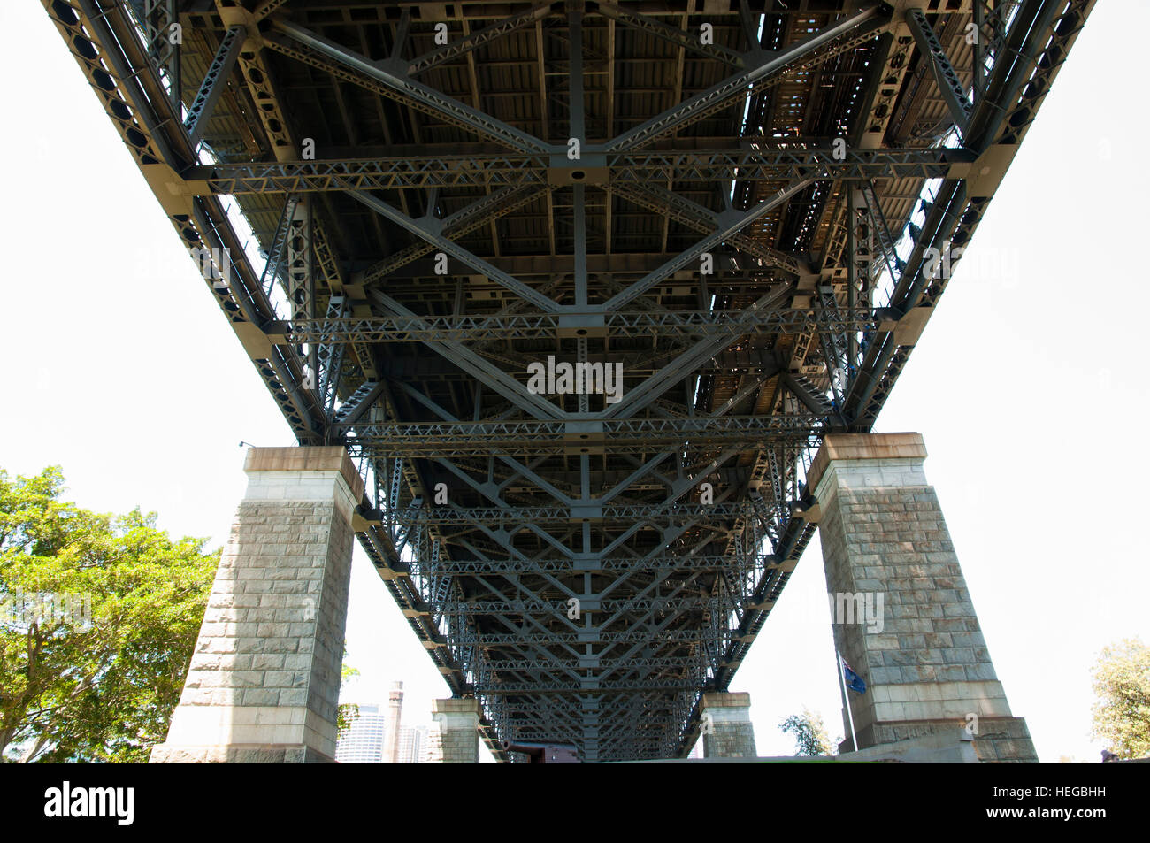 Le pont Harbour Bridge de Sydney - Australie Banque D'Images