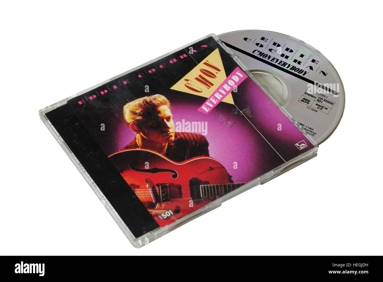 C'mon Everybody par Eddie Cochran CD Banque D'Images