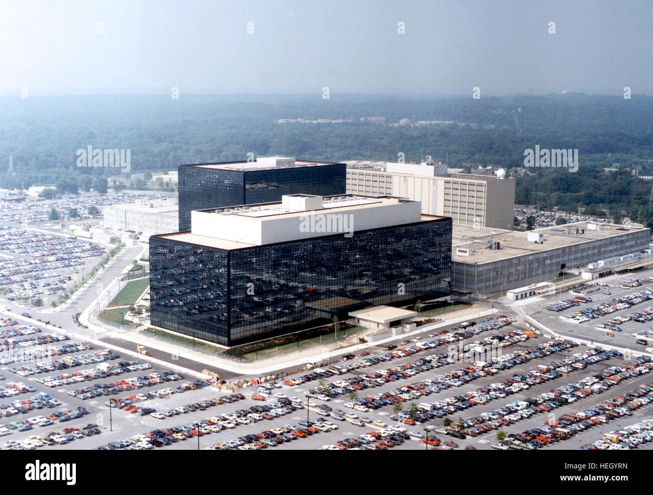 La NSA (NATIONAL SECURITY AGENCY) des USA quartier général à Fort Meade, Maryland. NSA Photo Banque D'Images