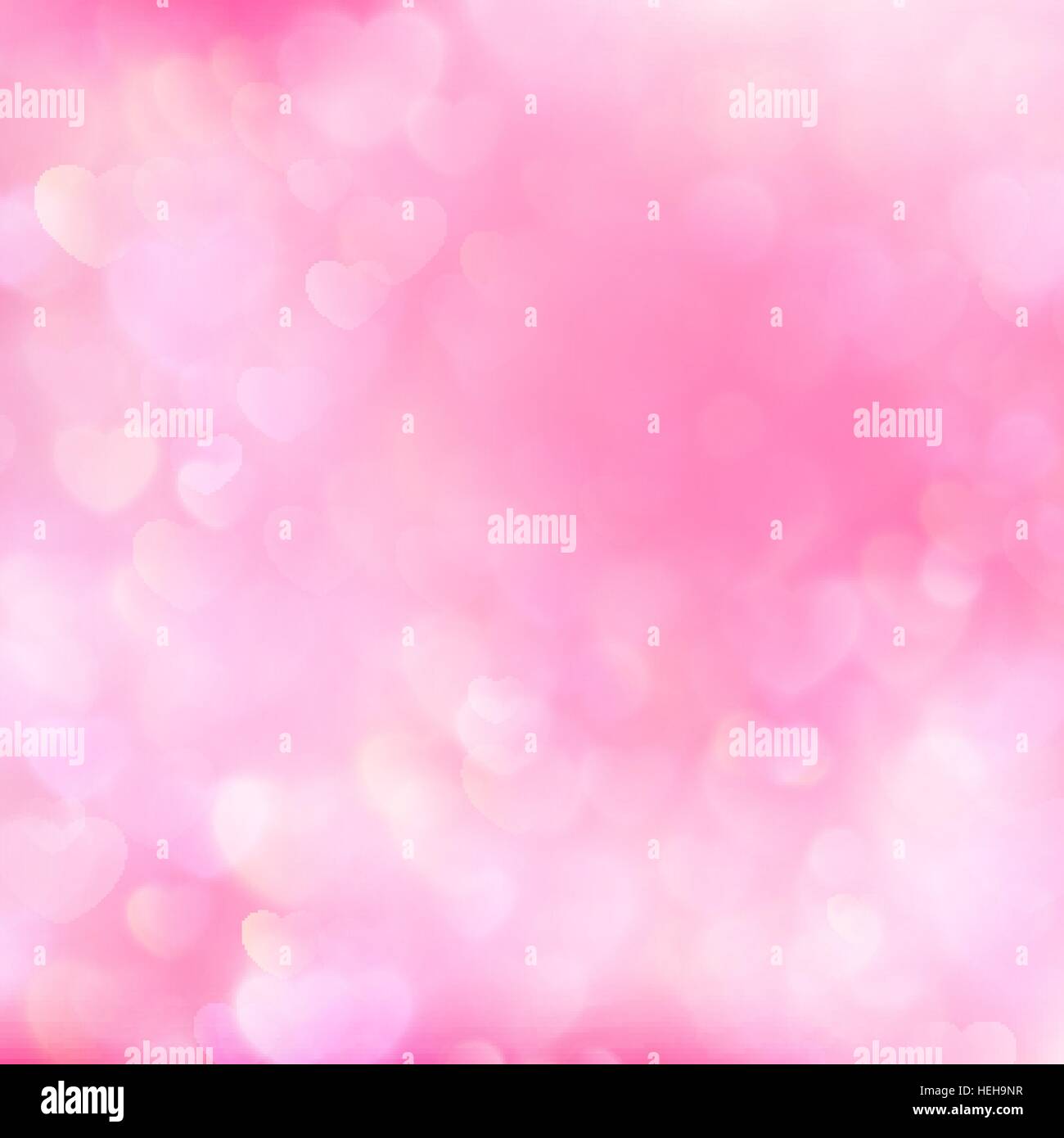 Abstract background bokeh coeur rose. EPS 10 Illustration de Vecteur