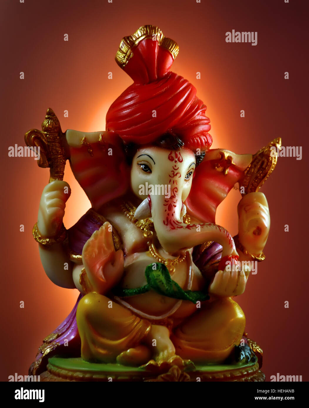 Dieu indien Ganesha Banque D'Images