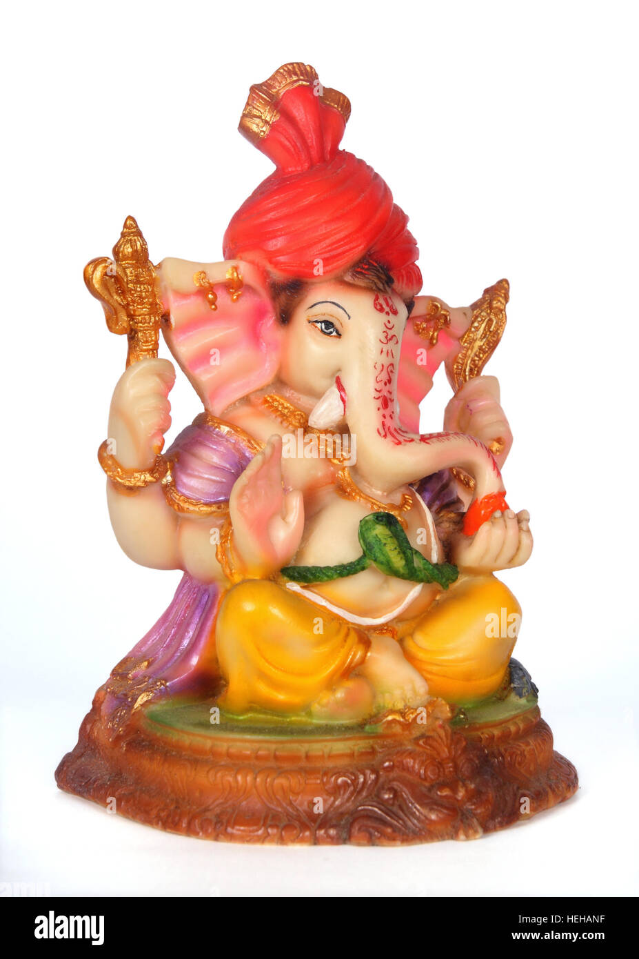Dieu indien Ganesha Statue Banque D'Images