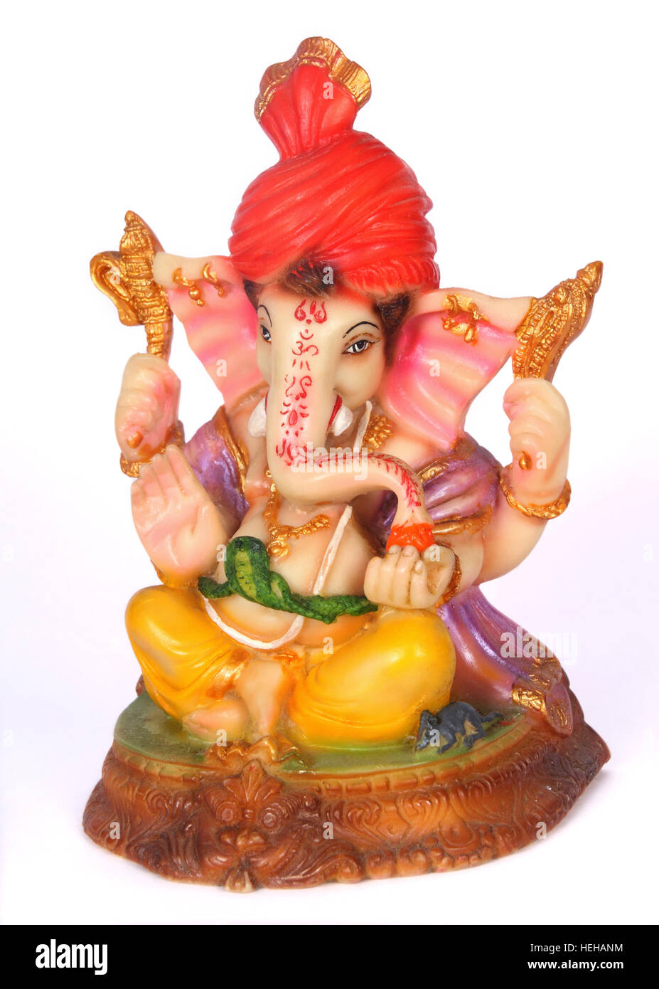 Dieu indien Ganesha Statue Banque D'Images