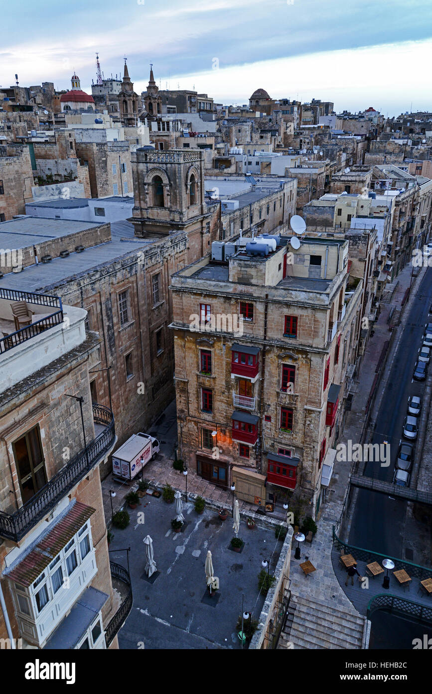Bridge Bar - La Valette, Malte Banque D'Images