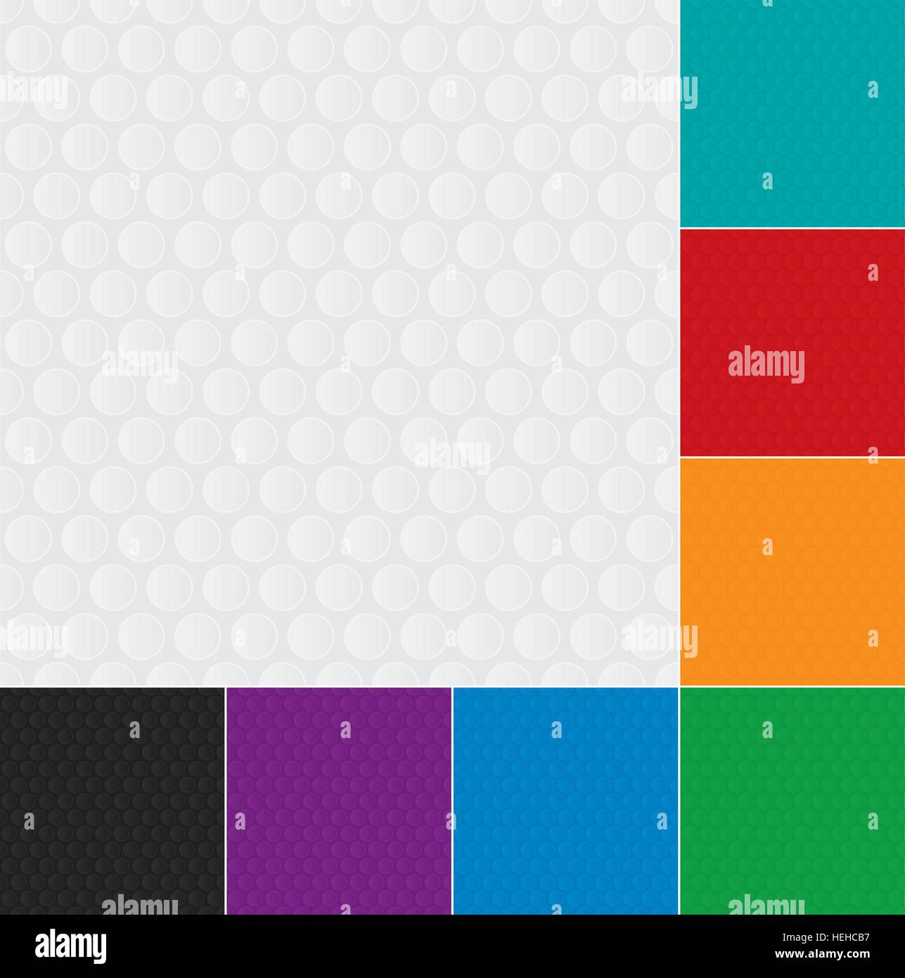 L'enveloppe de bulle. Multicolor ensemble de motifs géométriques neutre seamless pour la conception web. Couleurs monochromatiques raccordable vector background. 8 couleurs. Illustration de Vecteur