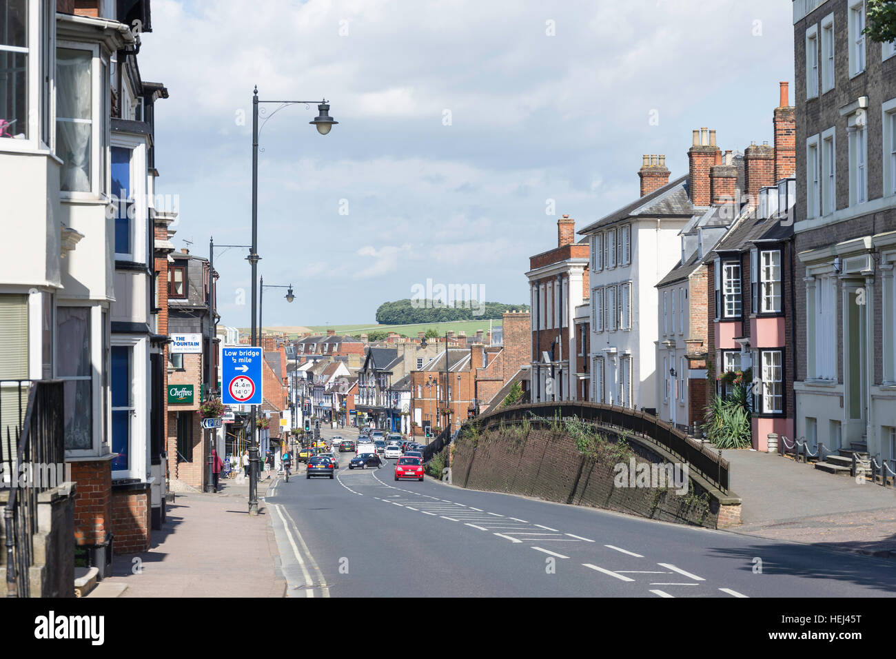 High Street, Newmarket, Suffolk, Angleterre, Royaume-Uni Banque D'Images
