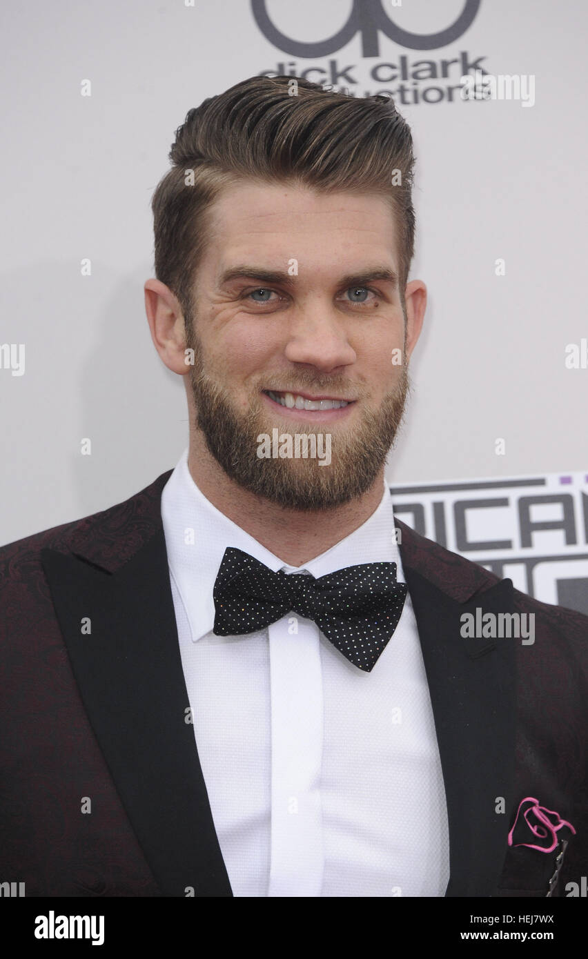 Les American Music Awards 2016 comprend : Bryce Harper Où : Los Angeles, California, United States Quand : 21 Nov 2016 Banque D'Images