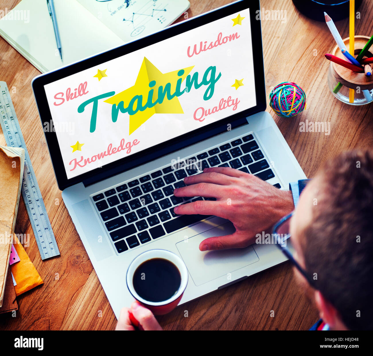 L'apprentissage de compétences développement Knowlerdge Concept Banque D'Images