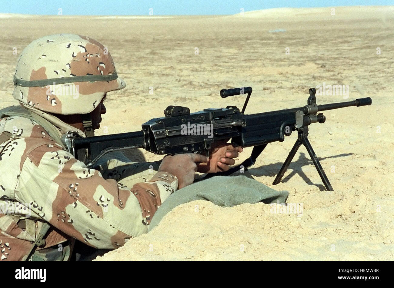 M249 MINIMI FN DM-SC-93-05251 Banque D'Images