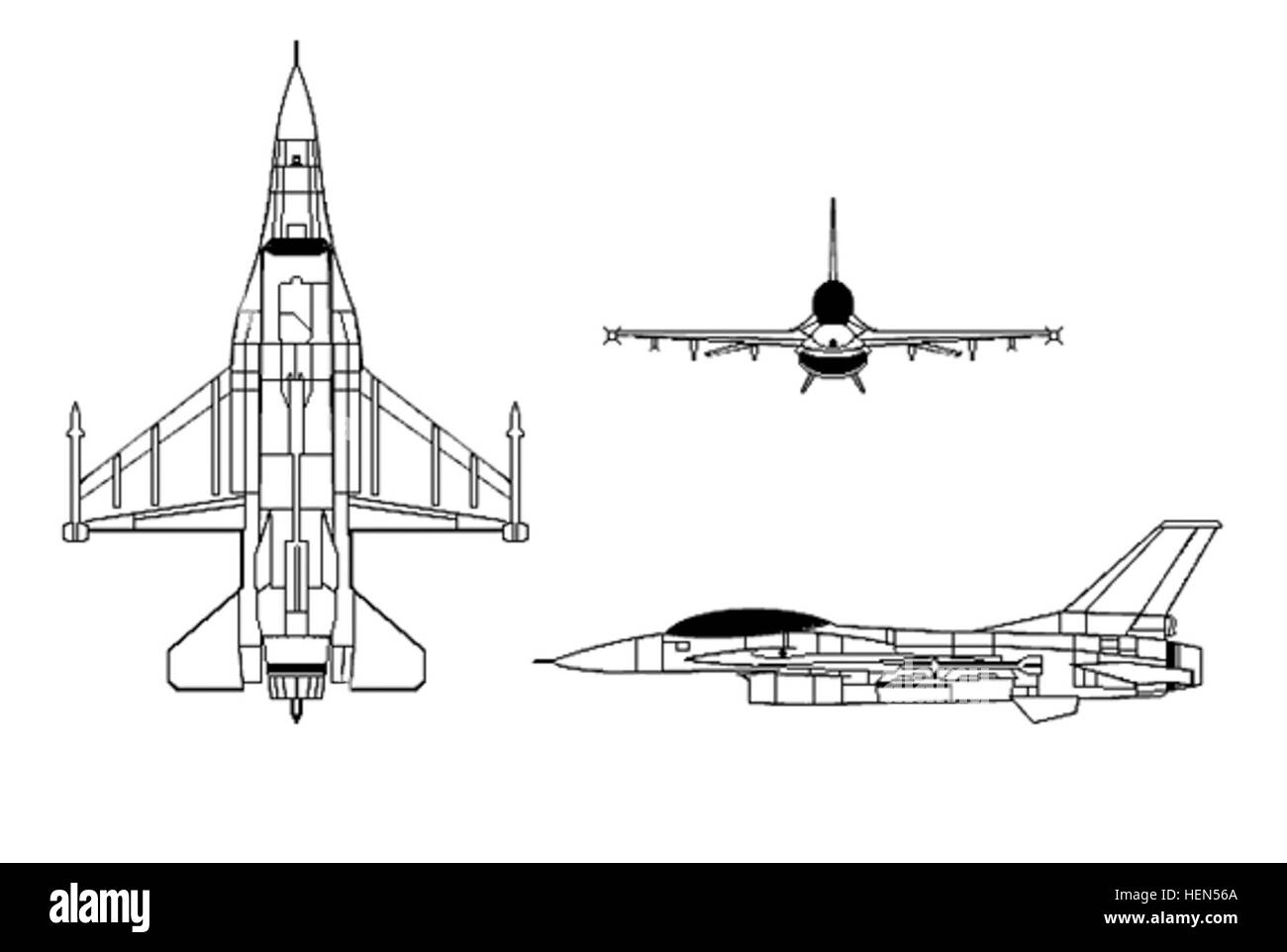 GENERAL DYNAMICS F-16 Fighting Falcon Banque D'Images