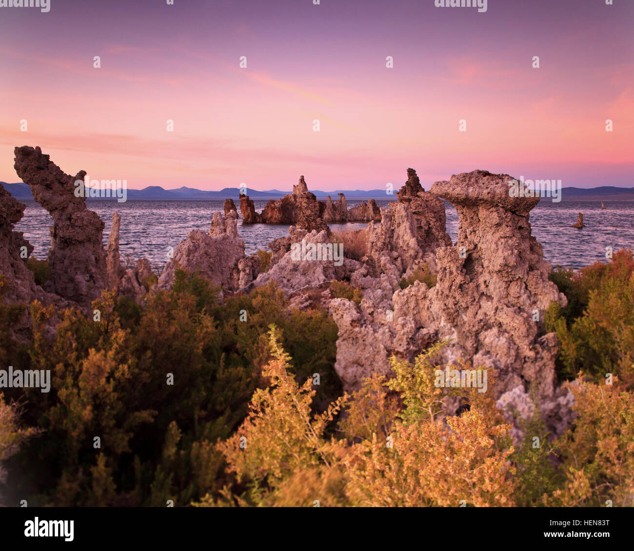 Lac mono en Californie Banque D'Images