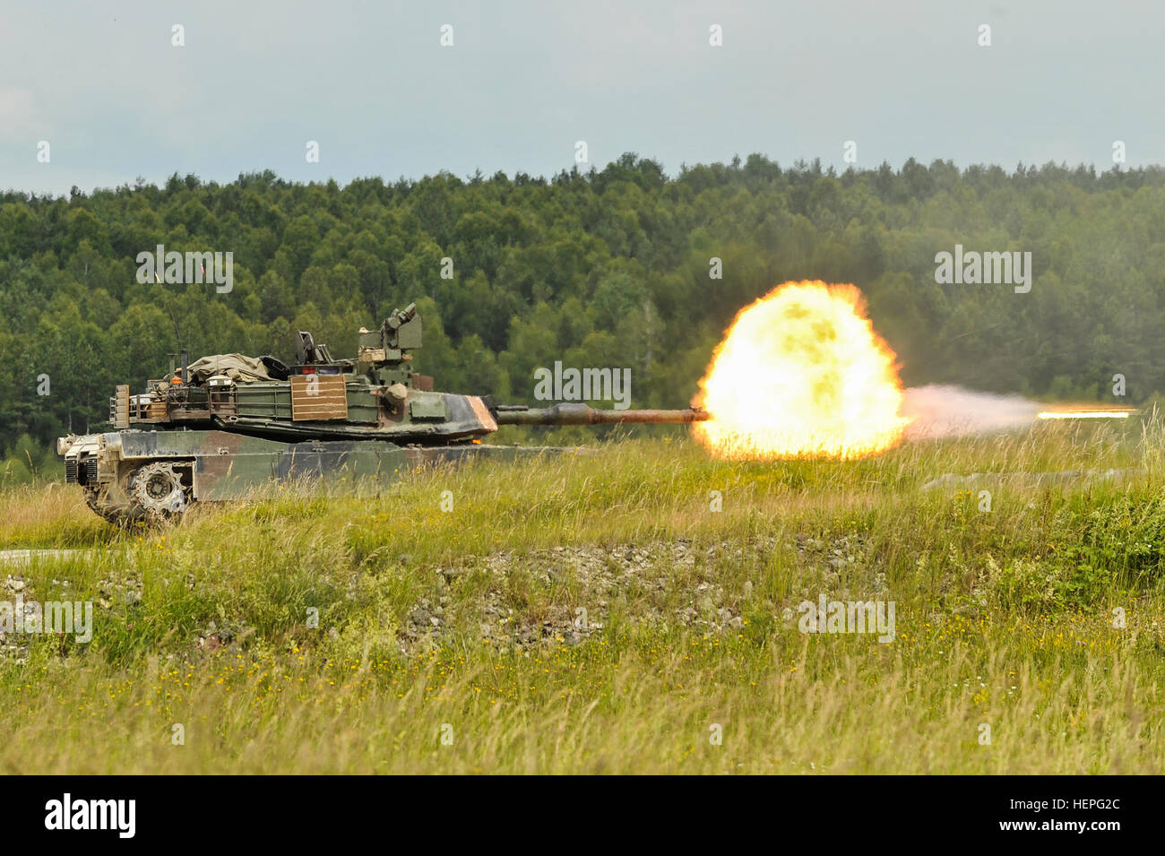 M1a2 abrams main battle tank Banque de photographies et d'images à