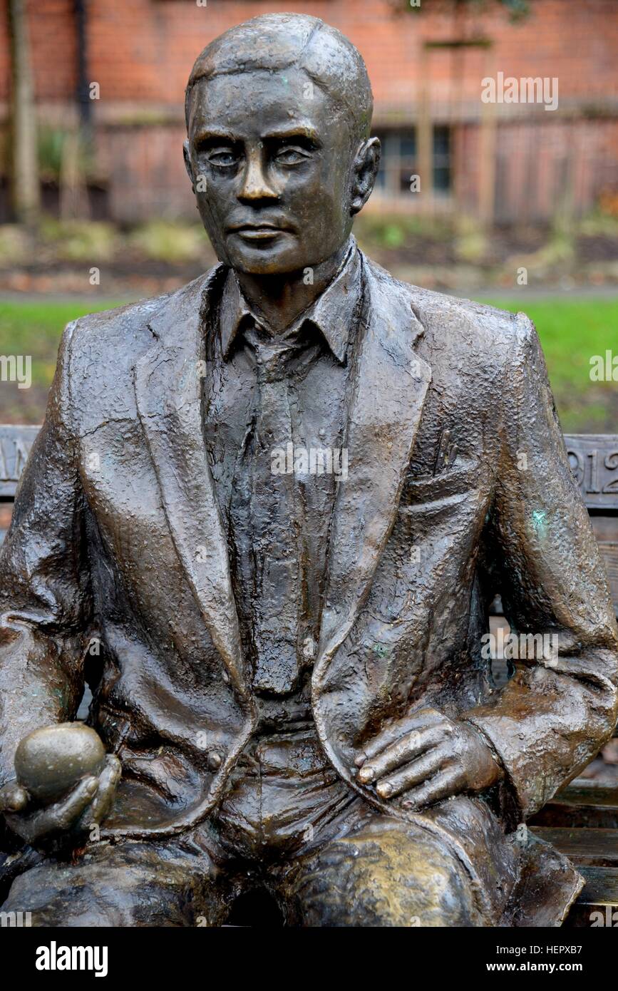 Alan Turing Statue, Manchester Banque D'Images