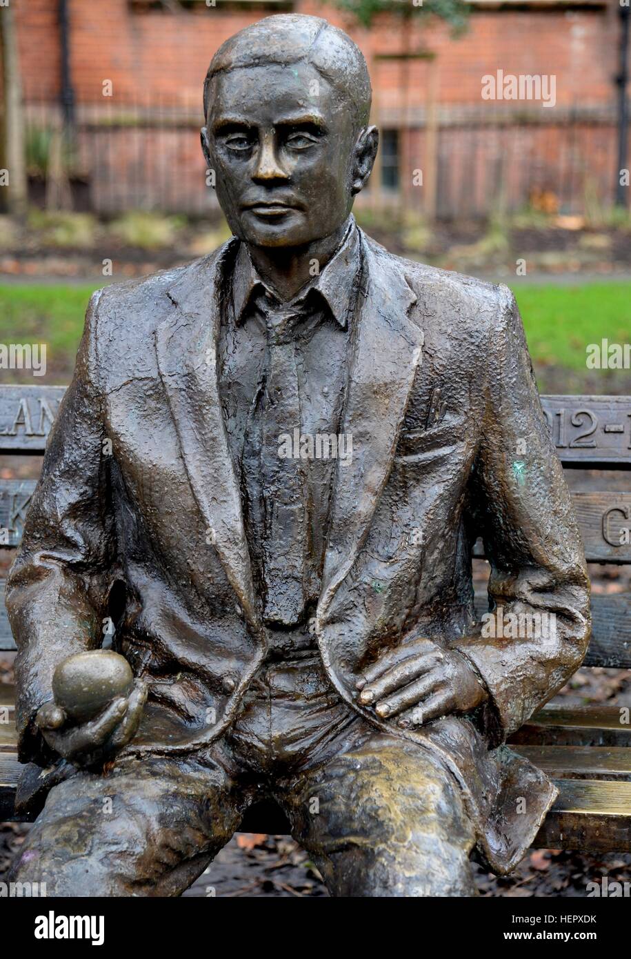 Alan Turing Statue, Manchester Banque D'Images